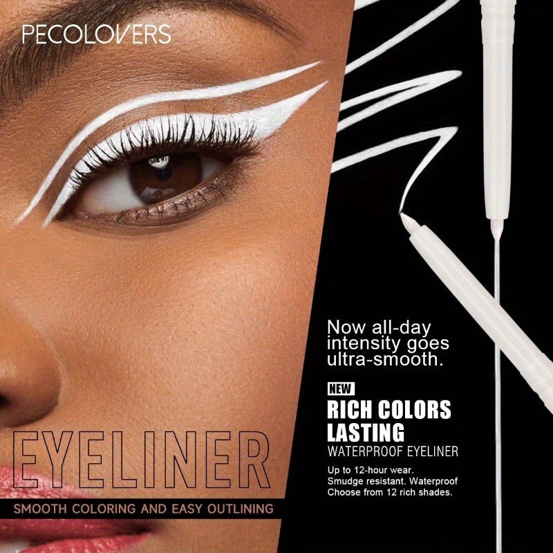 Pecolovers waterproof eyeliner in rich colors for all-day wear