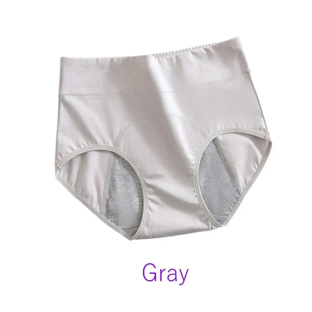 Gray women's undergarments designed for period on underwear use