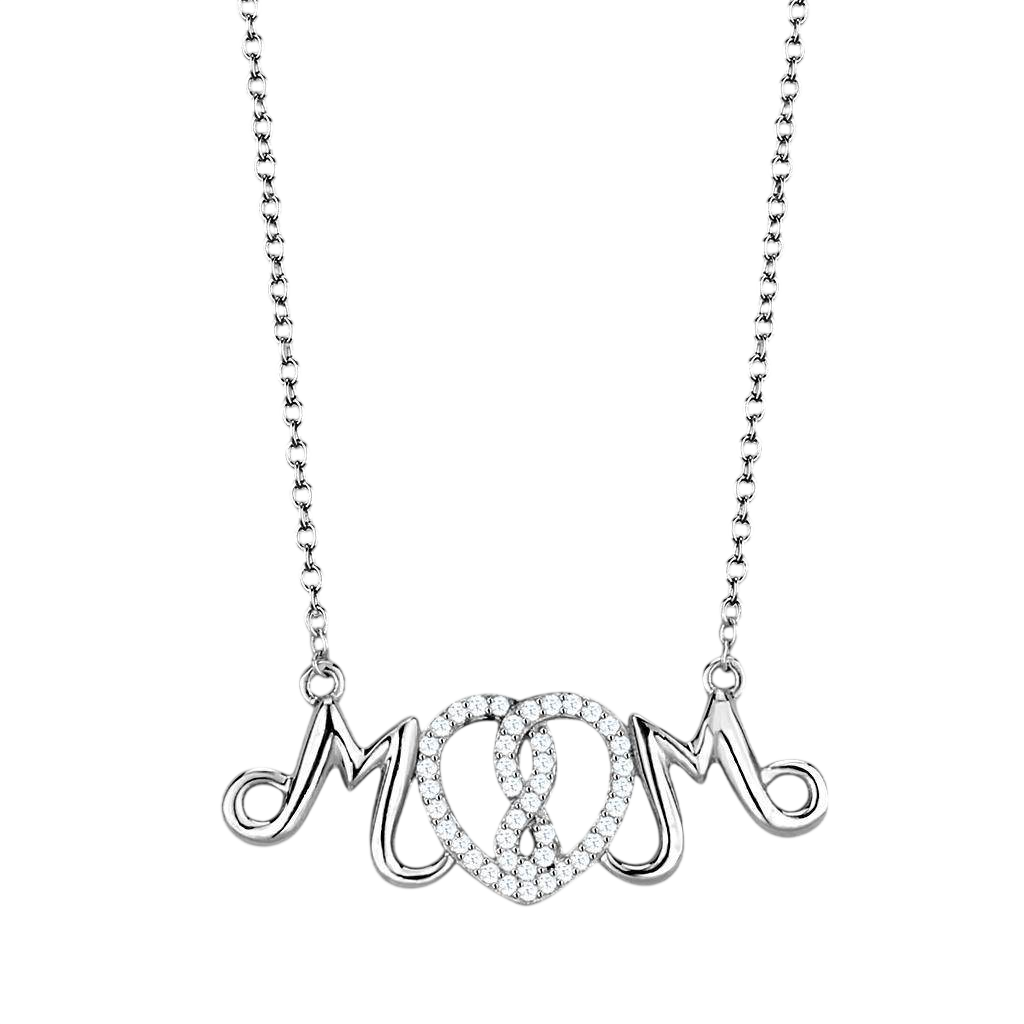 Personalized Mom Pendant Necklace by VacationGrabs