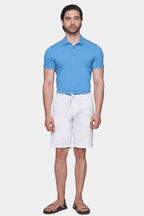 The Mercerized Cotton Polo (Blue)