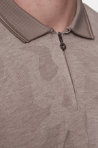 The Mercerized Cotton Polo (Pale Beige)