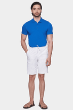 The Mercerized Cotton Polo(Royal Blue)