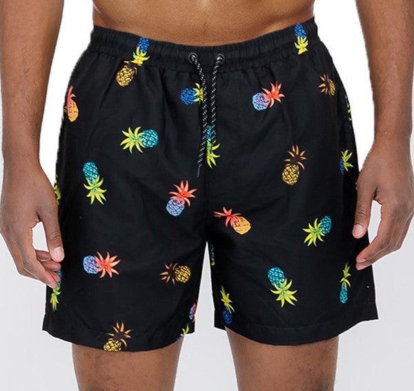 Men's Swimwear Pineapple Swim Shorts