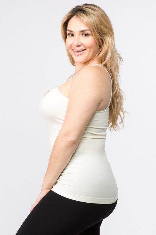 Yelete Women's Pink seamless tank top in a flattering fit for casual and active wear