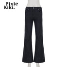 Women's striped bootcut jeans boots, perfect for casual outings