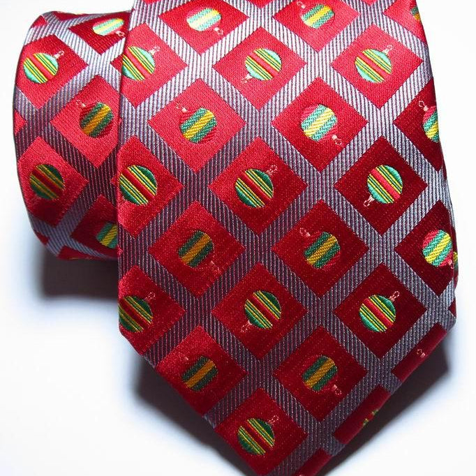 Men's Accessories - Ties Plaid Tie Mens 9Cm Silk Necktie Set Red Blue Yellow