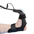 Black plantar fasciitis foot stretcher for effective foot pain relief
