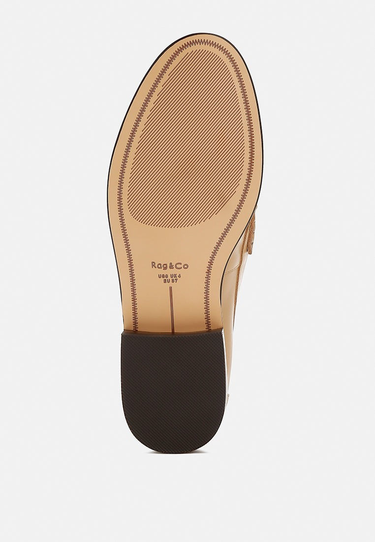 Mocassins Plavia en cuir véritable
