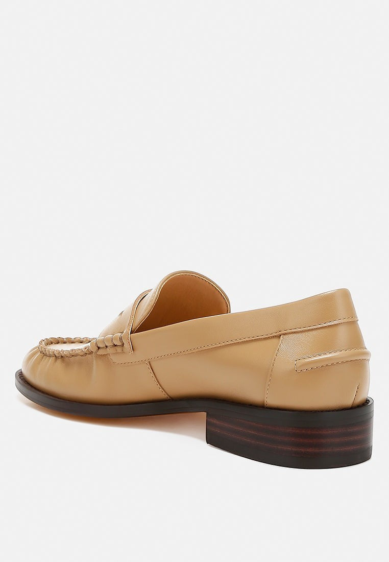 Mocassins Plavia en cuir véritable