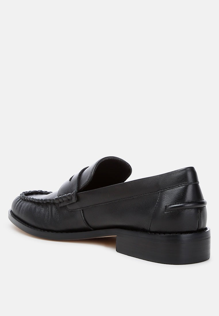 Mocassins Plavia en cuir véritable