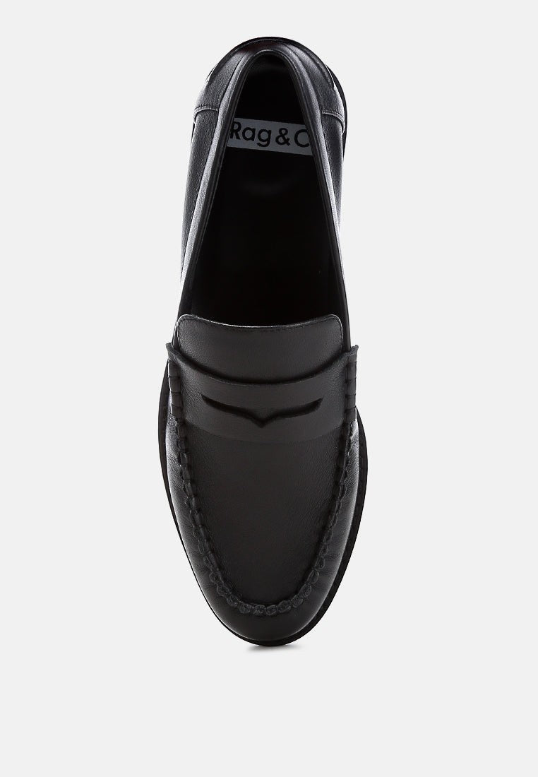 Mocassins Plavia en cuir véritable