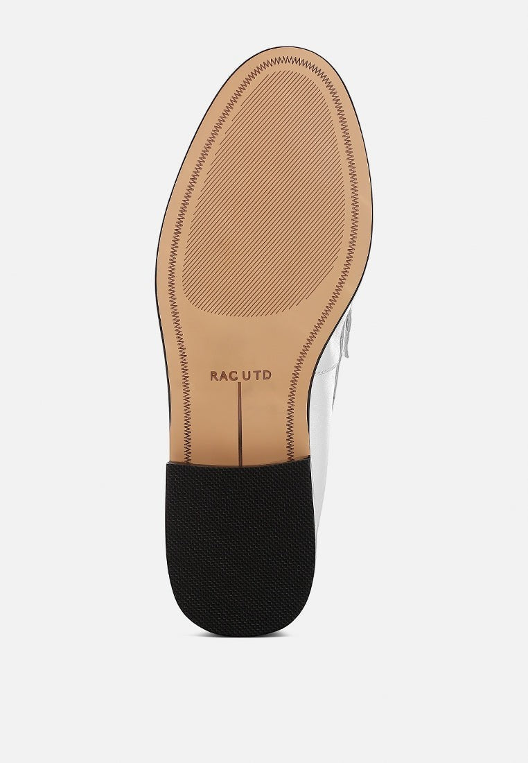 Mocassins en cuir véritable Plavia