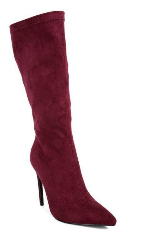 Women's Shoes - Boots Playdate Pointed Toe High Heeled Calf Boot