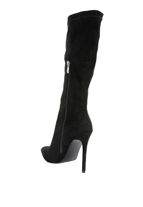 Women's Shoes - Boots Playdate Pointed Toe High Heeled Calf Boot