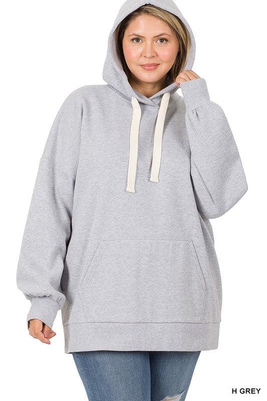 Women's Sweatshirts & Hoodies Plus Oversized Hoodie Longline Sweatshirt