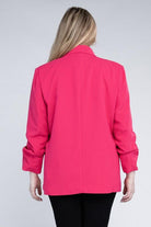 Women's Coats & Jackets Plus Shawl Lapel Blazer