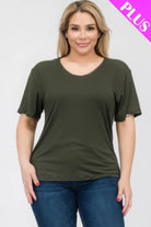 Women's Shirts Plus Size Basic Short Sleeve T-shirt