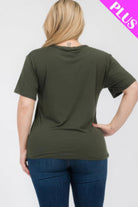 Women's Shirts Plus Size Basic Short Sleeve T-shirt