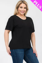 Women's Shirts Plus Size Basic Short Sleeve T-shirt