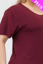 Women's Shirts Plus Size Basic Short Sleeve T-shirt