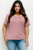 Women's Shirts Plus Size Basic Short Sleeve T-shirt