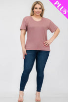 Women's Shirts Plus Size Basic Short Sleeve T-shirt