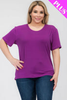 Women's Shirts Plus Size Basic Short Sleeve T-shirt