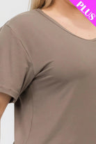 Women's Shirts Plus Size Basic Short Sleeve T-shirt