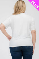 Women's Shirts Plus Size Basic Short Sleeve T-shirt