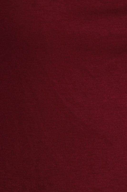 Plus Size Cowl Neck Basic Top - VacationGrabs