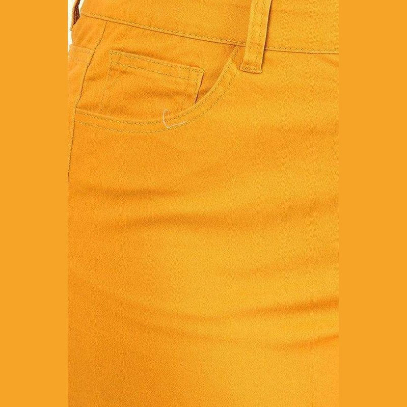 Plus Size High Waist Solid Stretch Shorts - VacationGrabs