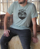 Men's Shirts - Tee's Plus Size Mens Respect the Beard Tee Shirts