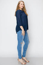 Plus Size Simple Blouse - VacationGrabs