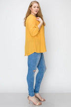 Plus Size Simple Blouse - VacationGrabs