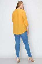 Plus Size Simple Blouse - VacationGrabs