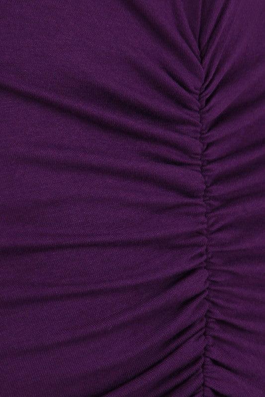 Women's Shirts Plus Size Waist Tie Top