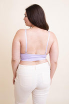 Women's Shirts - Bralettes Plus Size Waistband Loop Lace Brami