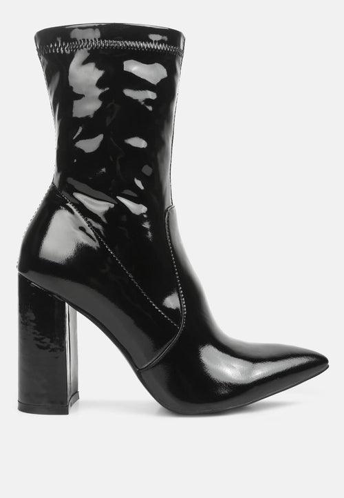 Women's Shoes - Boots Pluto Block Heel Stiletto Ankle Boot