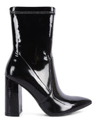 Women's Shoes - Boots Pluto Block Heel Stiletto Ankle Boot