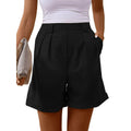 Pocketed Mid-Rise Waist Shorts - VacationGrabs
