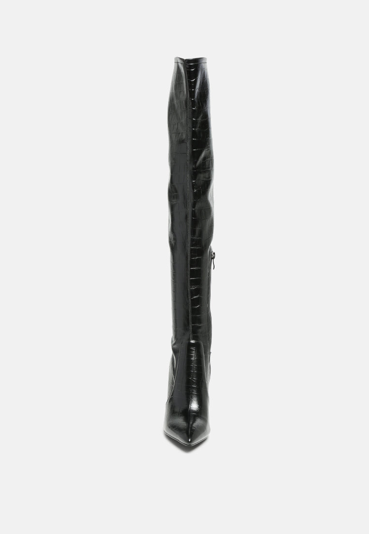Pokey Long Stiletto Heel Boots