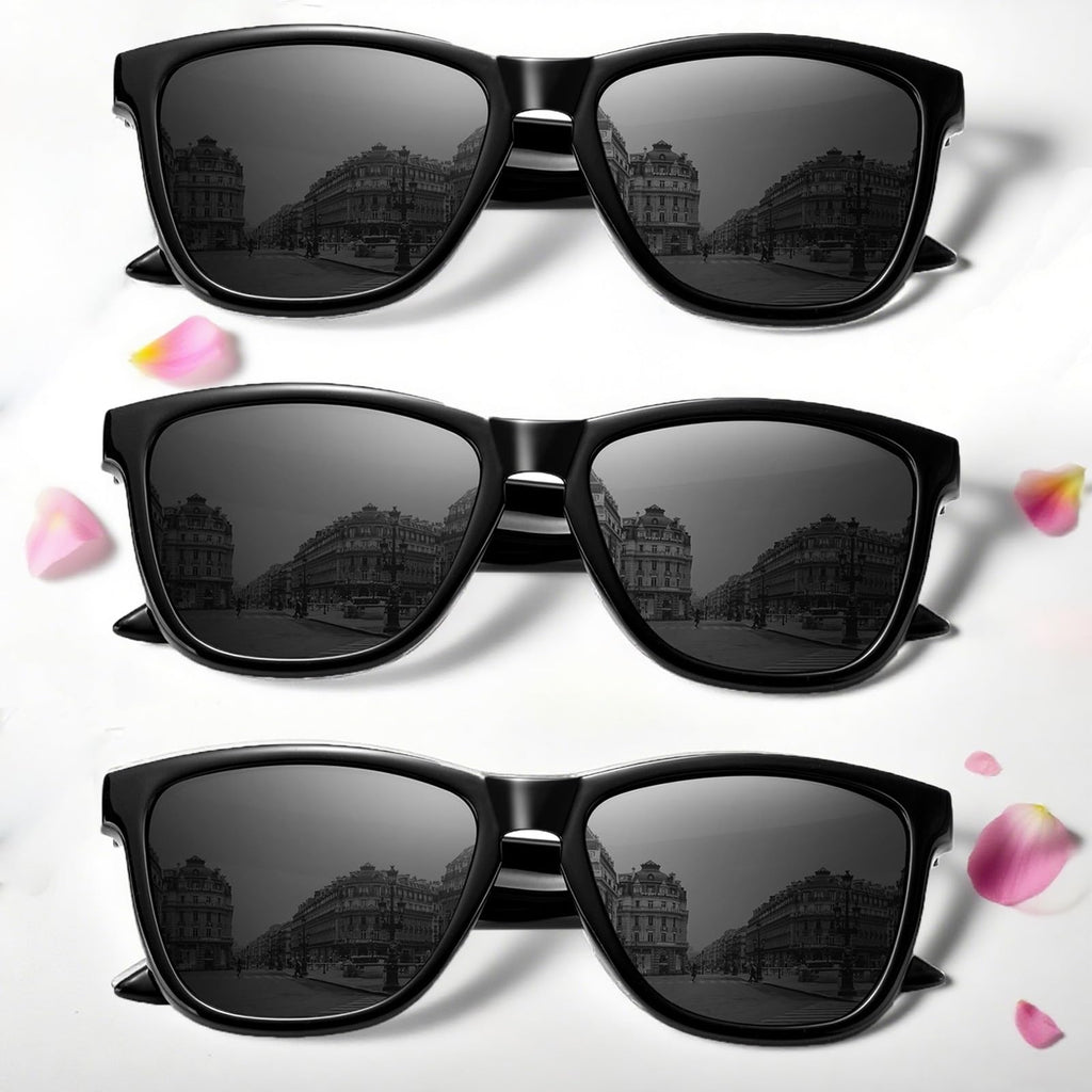 VacationGrabs black polarized sunglasses for stylish outdoor activities
