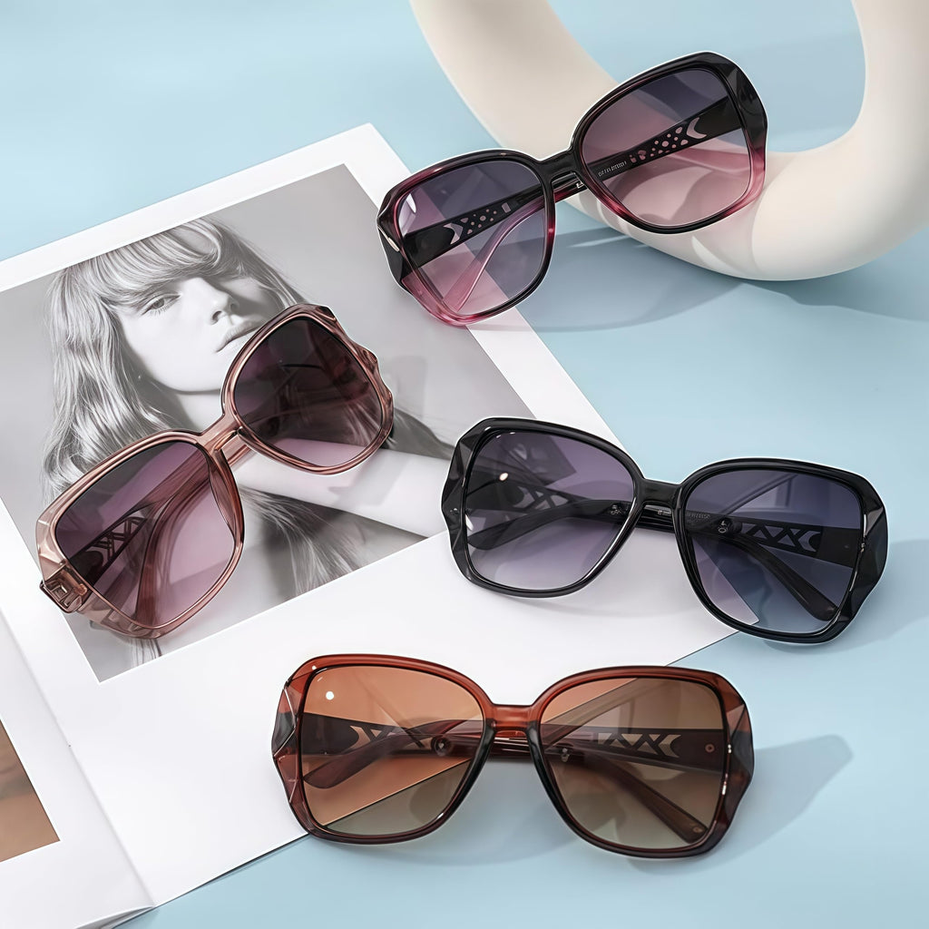 Stylish polarized sunglasses in four colors, perfect for sunny days