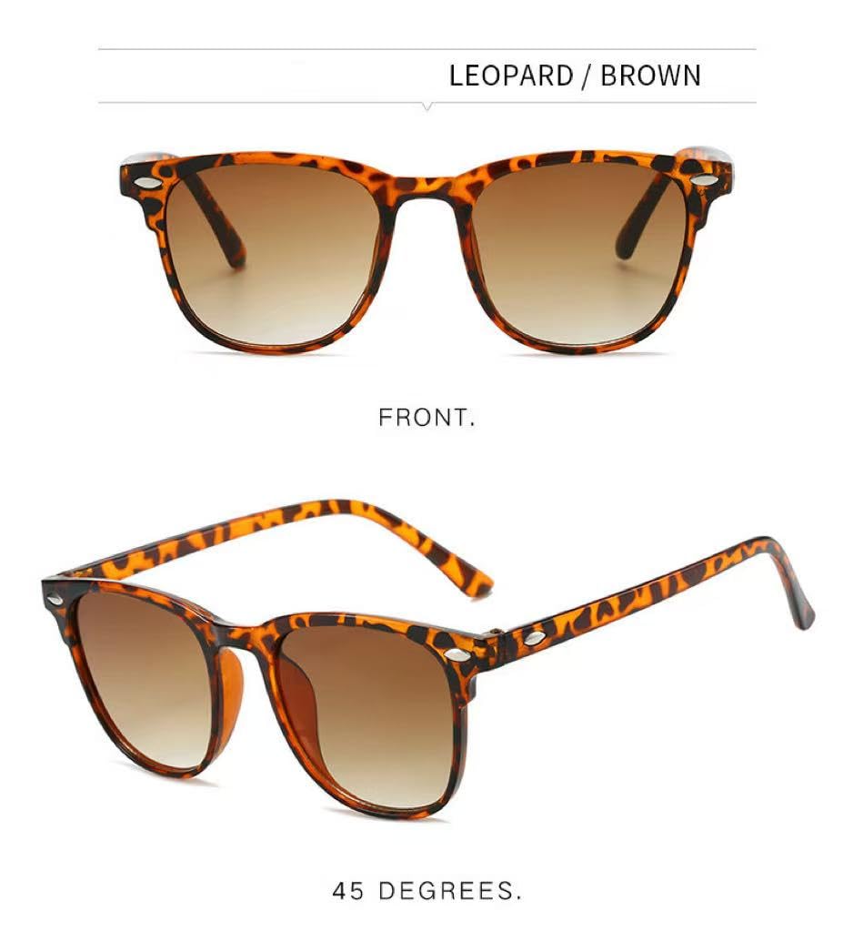 Leopard brown polarized sunglasses for stylish outdoor wear