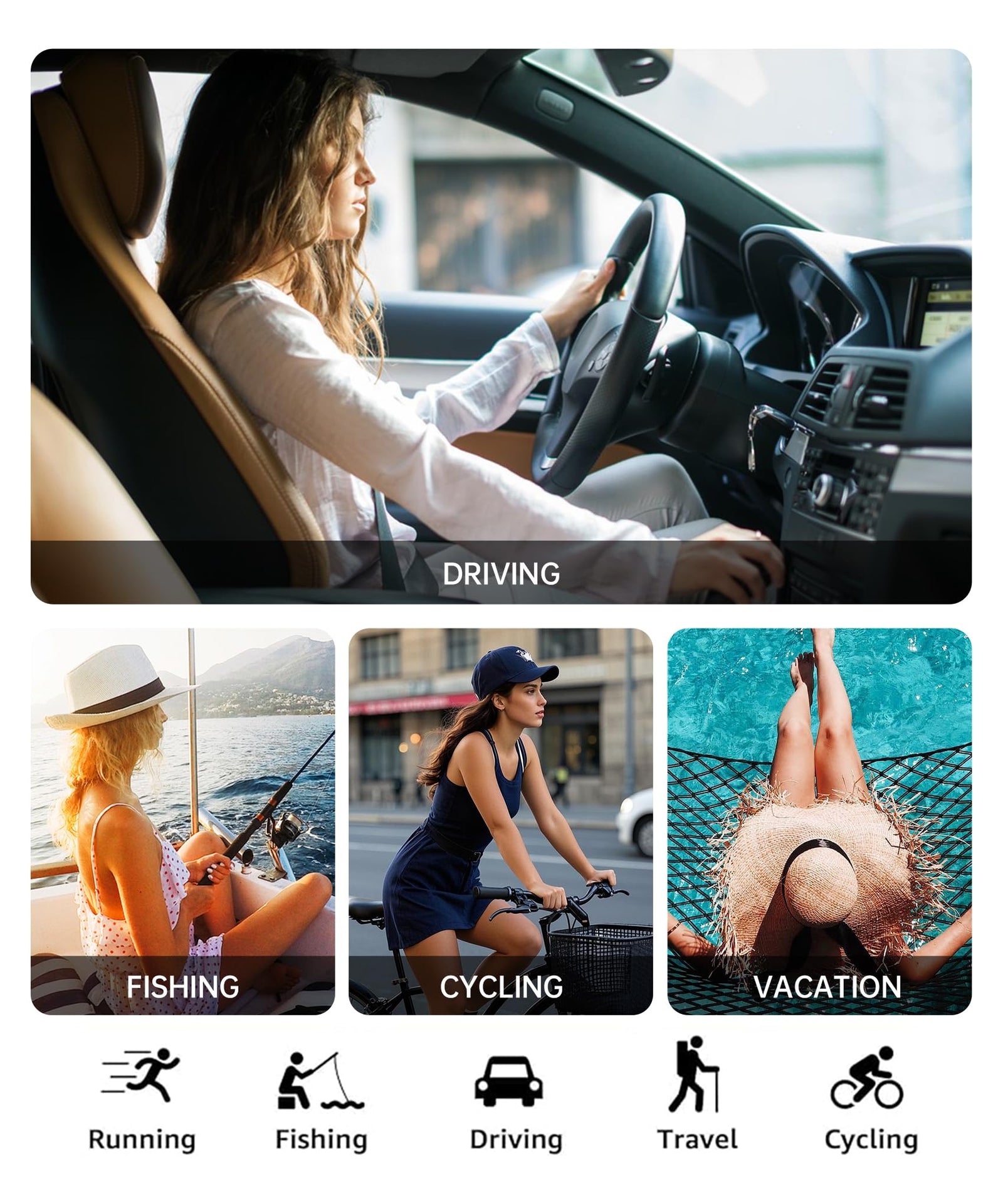 VacationGrabs polarized sunglasses for driving, cycling, and fishing