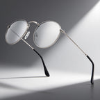 Sleek silver frame polarized sunglasses for stylish outdoor protection