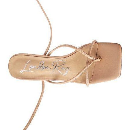 Pole Dance Lace Up Block Heeled Sandal - VacationGrabs