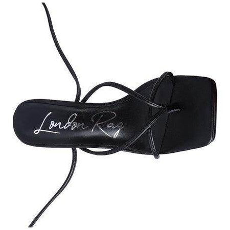 Pole Dance Lace Up Block Heeled Sandal - VacationGrabs