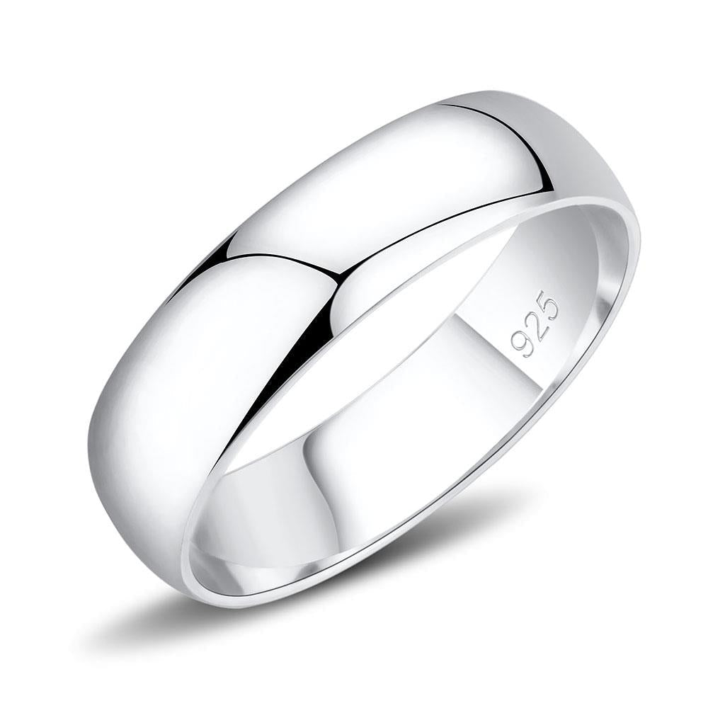 Elegant 925 Silver Band Ring from VacationGrabs, perfect as gift jewelry for special occasions