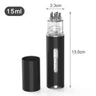 Black portable scalp applicator for easy hair treatment application